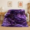 New Genshin Impact Cartoon Game Flannel Blanket Soft Warm Throw Blanket for Bedroom Living Room Bed Travel Camping Picnic Gift