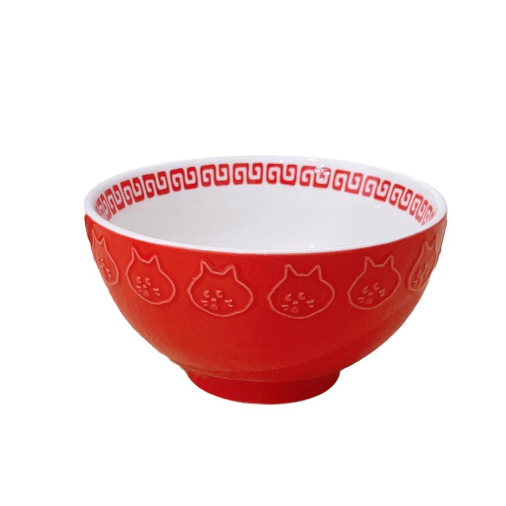 Japanese Cute Surprise Cat Tableware Underglaze Colored Rice Bowl Fruit Bowl Cartoon Ceramic Bowl Household Rice Bowl