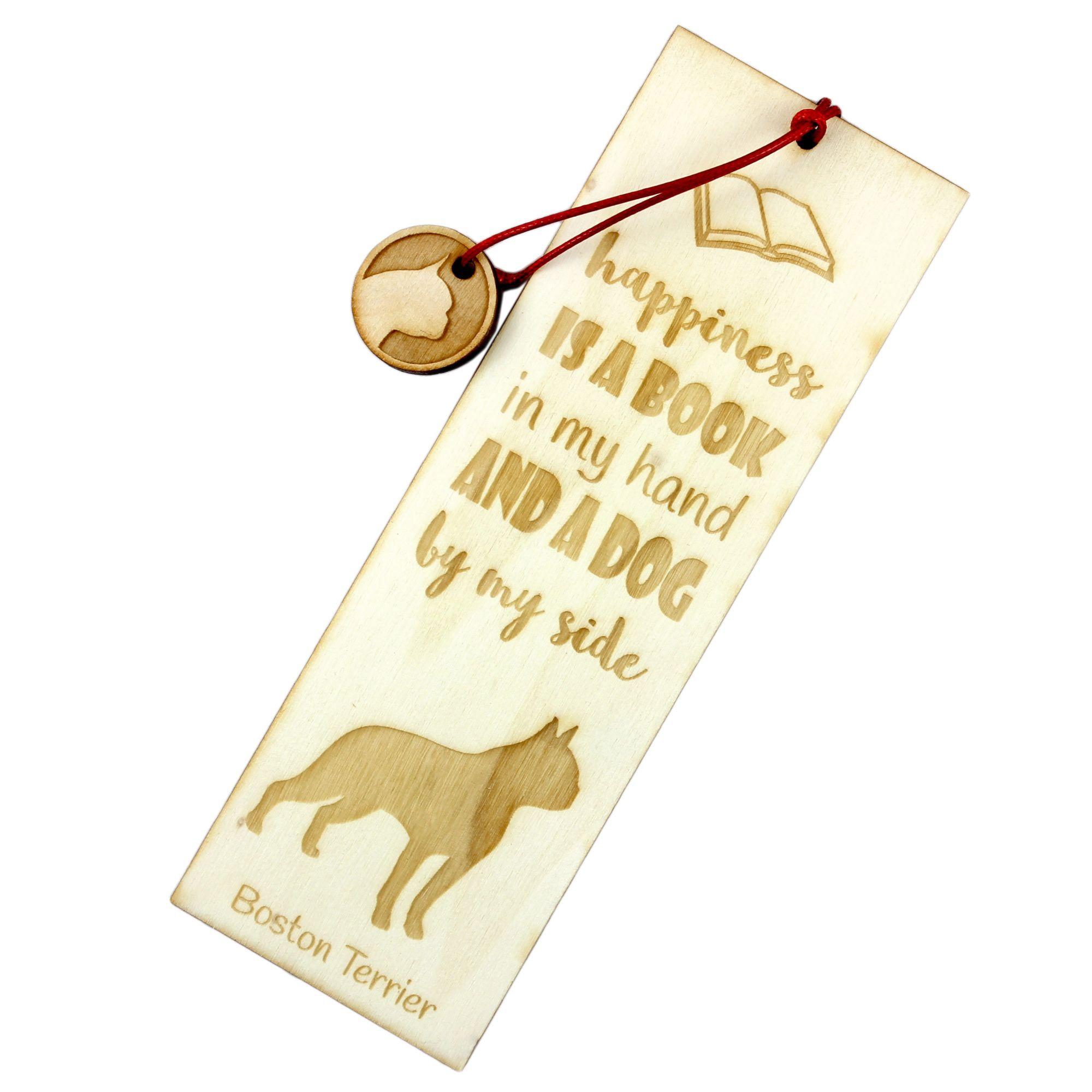 

Boston Terrier, American Gentleman - dog bookmark, personalized bookmark, dog gadget for Art-Dog brand readers