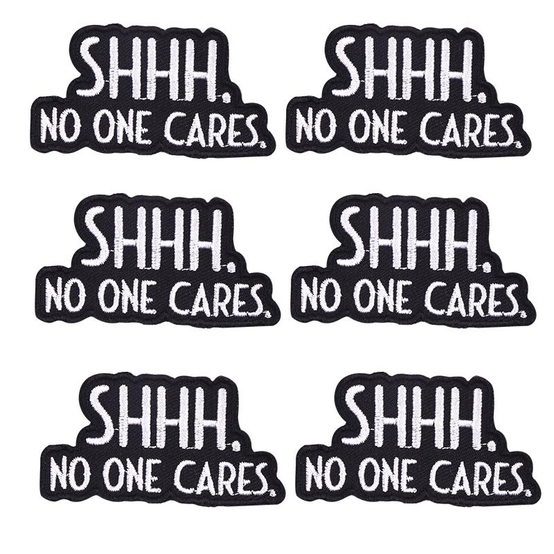 5pcs /Lots Letter Slogan Patch Letter Embroidered Patches Jackets Hats Sew Badges Patch Iron On Patches For Backpack Diy Stickers
