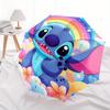 Stitch,Fantasy Themed folding umbrella, the best choice for gift giving, 8 ribs, casual, durable, lightweight and portable travel umbrella,