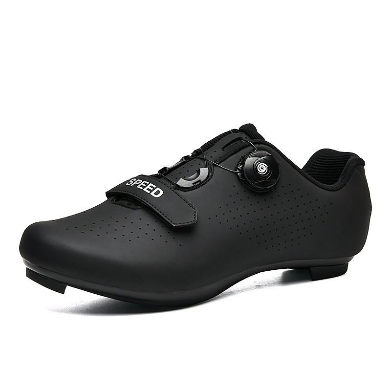 Scarpe da Ciclismo da Strada e Mountain Bike Unisex Con Sistema di Attacco per Tacchette Rigide Suola Traspirante Leggere Bici MTB