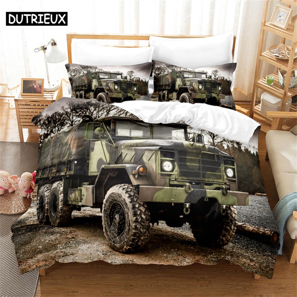 Comforter 3D Digital Printing Fashion Design Car & Racing Car Bedding Set Queen Size