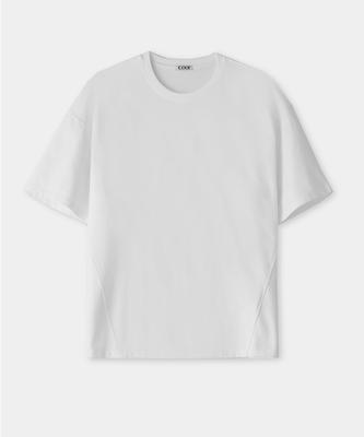 Kueo Heavyweight Tuck Point T-Shirt (White)