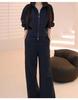 2025 Autumn/Winter Casual Cardigan & Wide-Leg Pants Set
