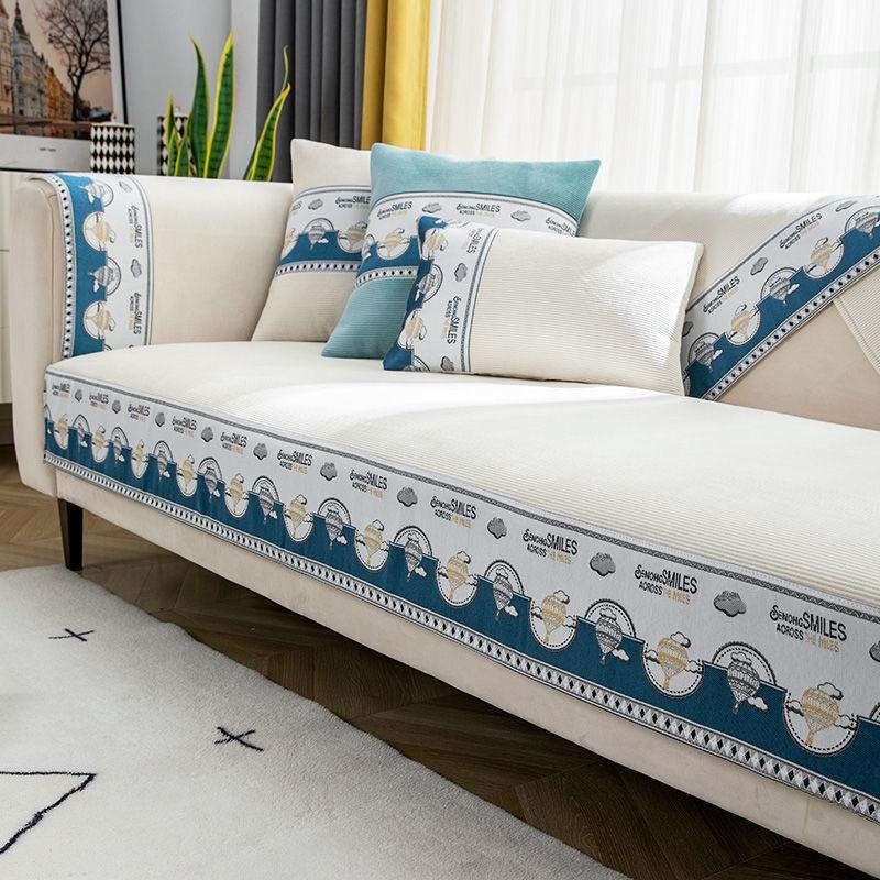 

Высококачественная жаккардовая диванная подушка из синели, нескользящая подушка для дивана, подушка для полотенец, L-образное кресло императорской наложницы, подушка на спинку дивана 70*70CM