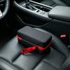 EVA Car Chargers Storage Pouch with Smooth Zippers Hard Shell Case for Inflator and Tool 9.5X5X4Inch Black