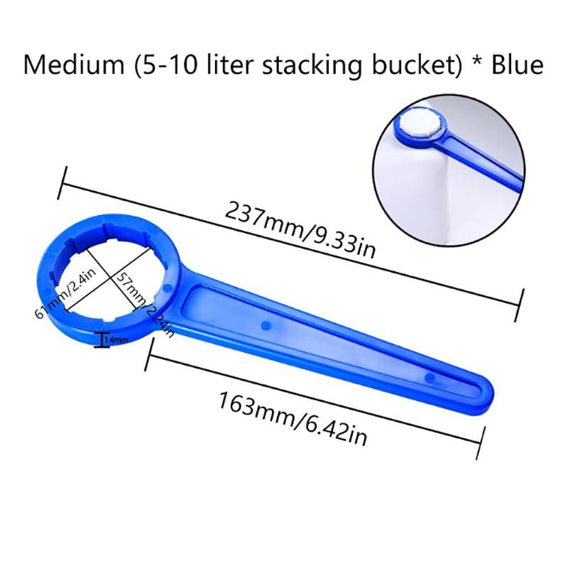 Klíč na víko sudu Otvírák pro 10L-30L Plastový kbelík Klíč na víko Modrý Černý Žlutý Červený Plastový kbelík Klíč na víko Příslušenství