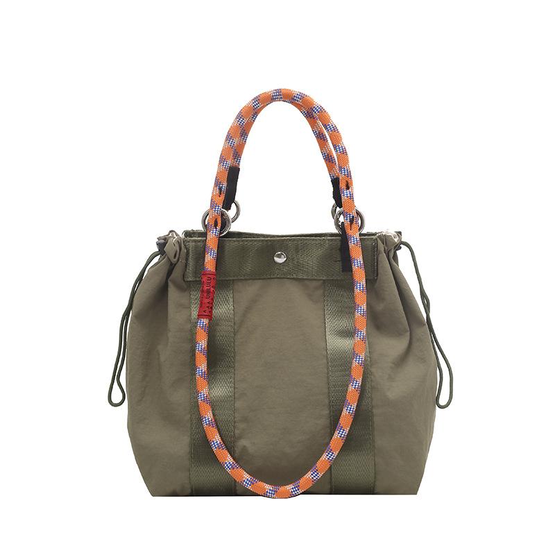 2025 Autumn and Winter New Large-capacity Shoulder Bag Fashionable Personality Solid Color Messenger Bag Attendance Portable Bag