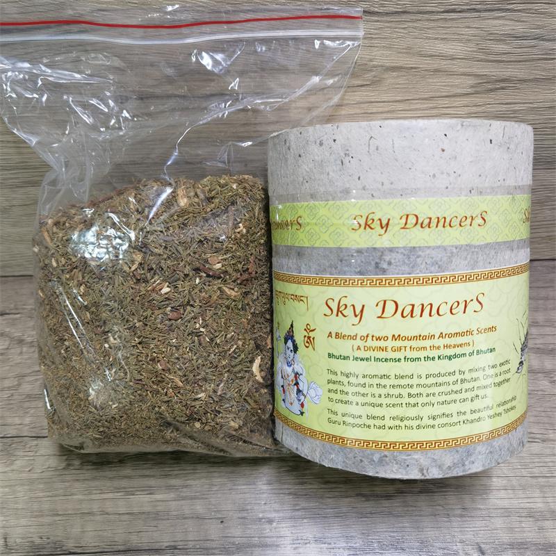 

Бутанский Небесный Танцор Порошковый Ладан Поклонение Будде Храм В помещении Очистить Воздух Успокоить Разум и Взбодрить Дух yellow