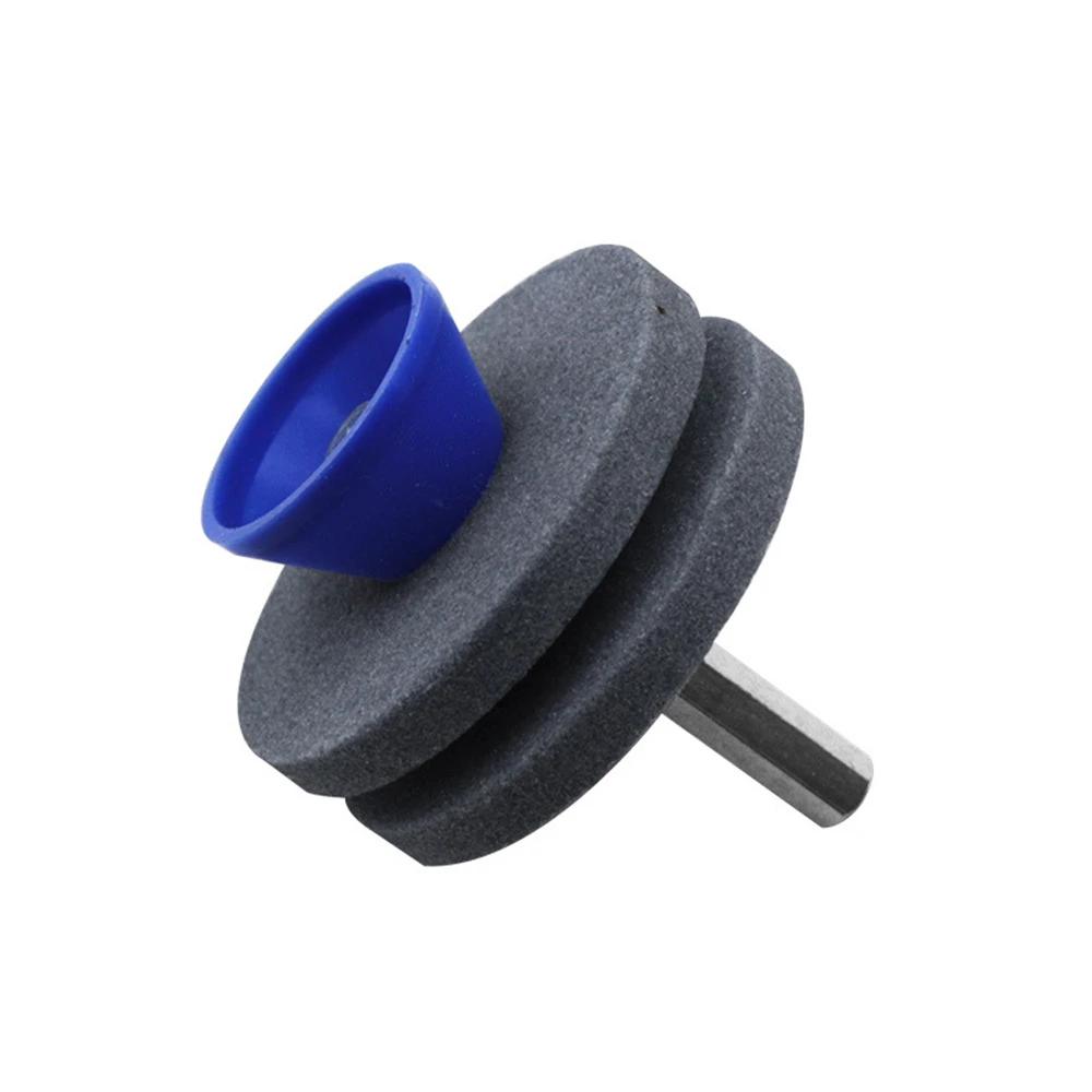 Lawn Mower Sharpener Four-layer Whetstone Lawnmower Blade Sharpener Grinding Universal Grinding Drill Tool Garden Tools