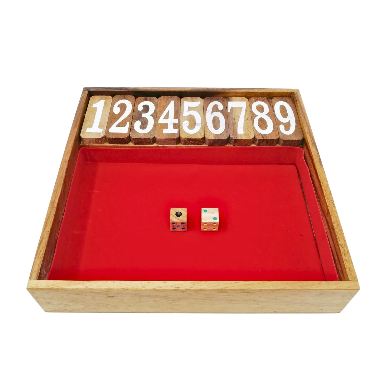 

KINOKINO Jackpot Dice Board Game (Red, Large)