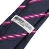 [Michiko London] Italian Fabric, Made in Japan, Fabric in Italy Necktie, Brand: KOSHINO, Silk, Gift, Present, Men's, Unisex (MKI-007-A Navy)