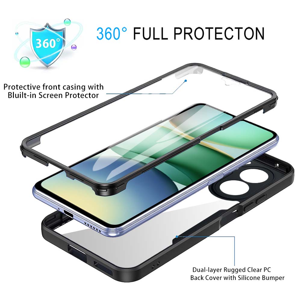 360 Full Body Screen Protector Transparent Case For Redmi A5 4G Global 171mm Size Shockproof Phone Cover