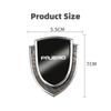 3D Meta Car Sticker Auto Door Trunk Car Body Shield Emblem Protective Sticker For Mitsubishi Pajero 2 3 4 Car Accessories