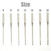 5pcs/pack Size 12,14,16,18 Organ Flat Shank 15x1 HAx1 130/705 All Size Home Sewing Machine Needles Assorted Replacement