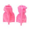 Flower Pot Silicone Mold Concrete Succulent Planter Mould DIY Candle Holder Mold Girl Concrete Cement Mold Home Decors