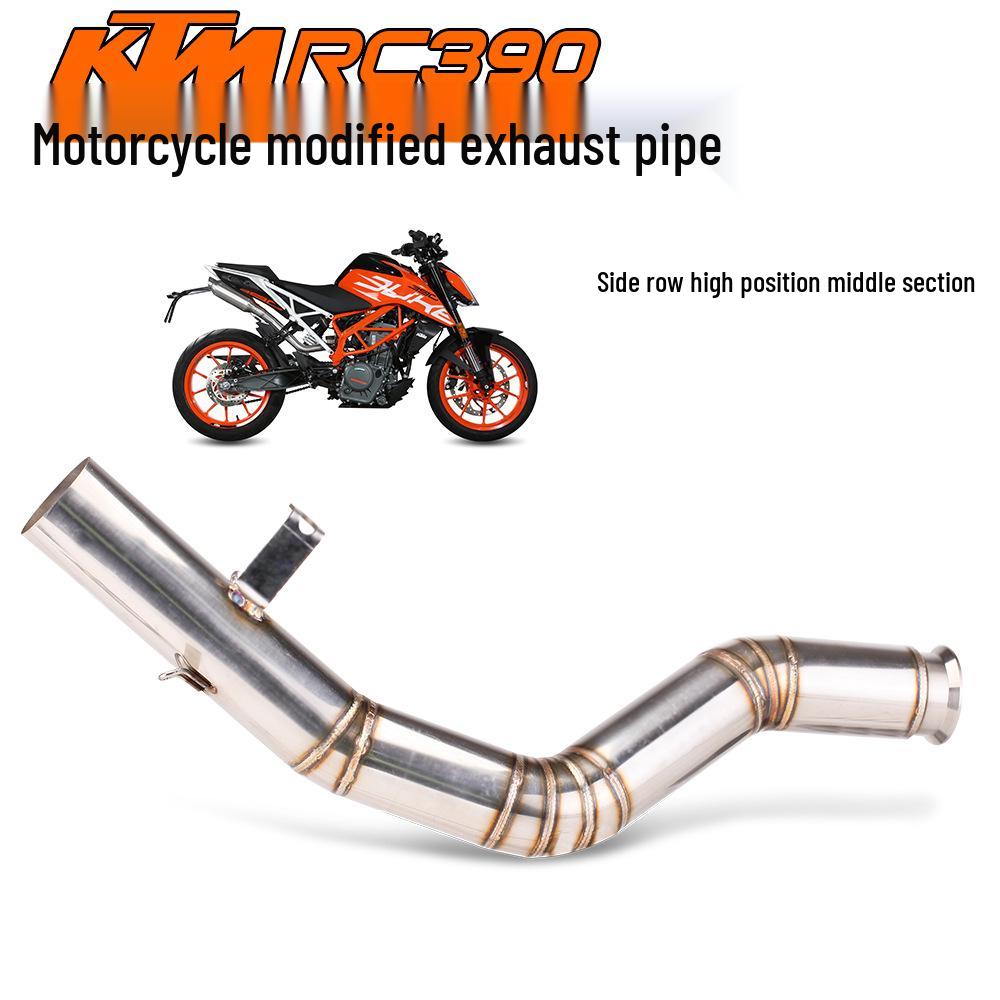 

DUKE RC390/DUKE390 Боковой выпуск Высокий монтаж Средняя труба Выхлоп из нержавеющей стали (2017-2020 гг.)