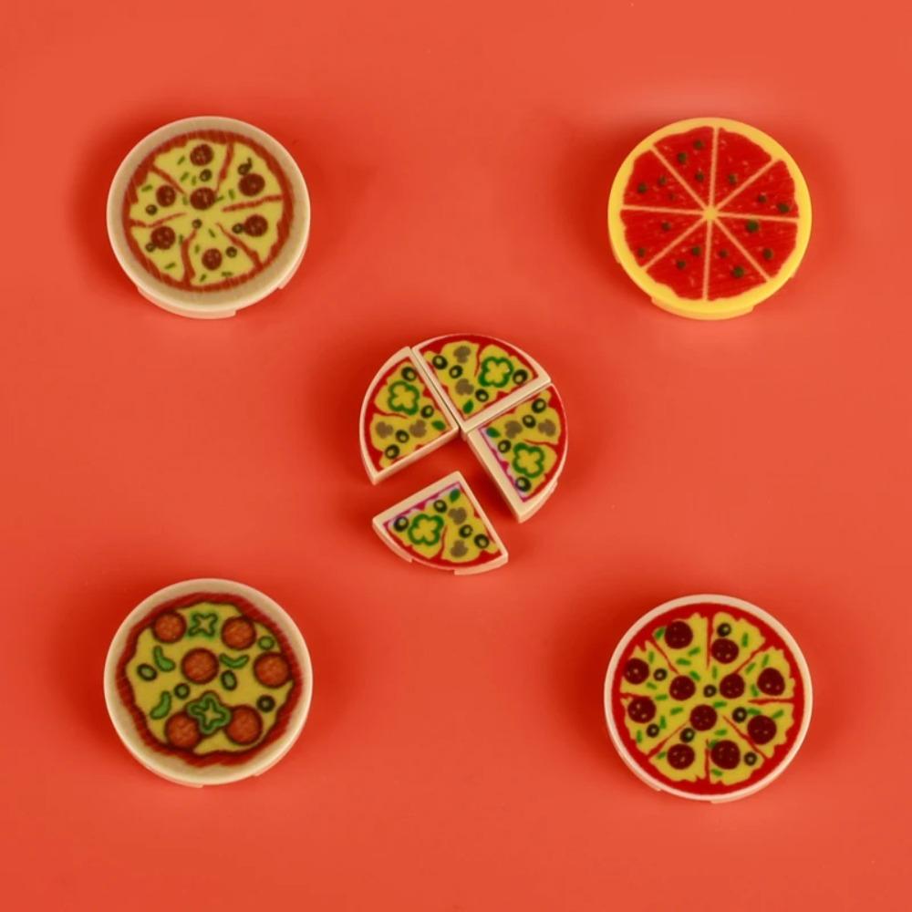 Food Printed Tiles Passport Plane Ticket Building Blocks Sushi Pizza Sound Compass Map Milk Juice Sauce Dessert Bricks Toy