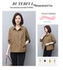 2024 Women's Chic Short Jacket: Stylish Spring/Autumn Fashion for Middle-Aged Moms