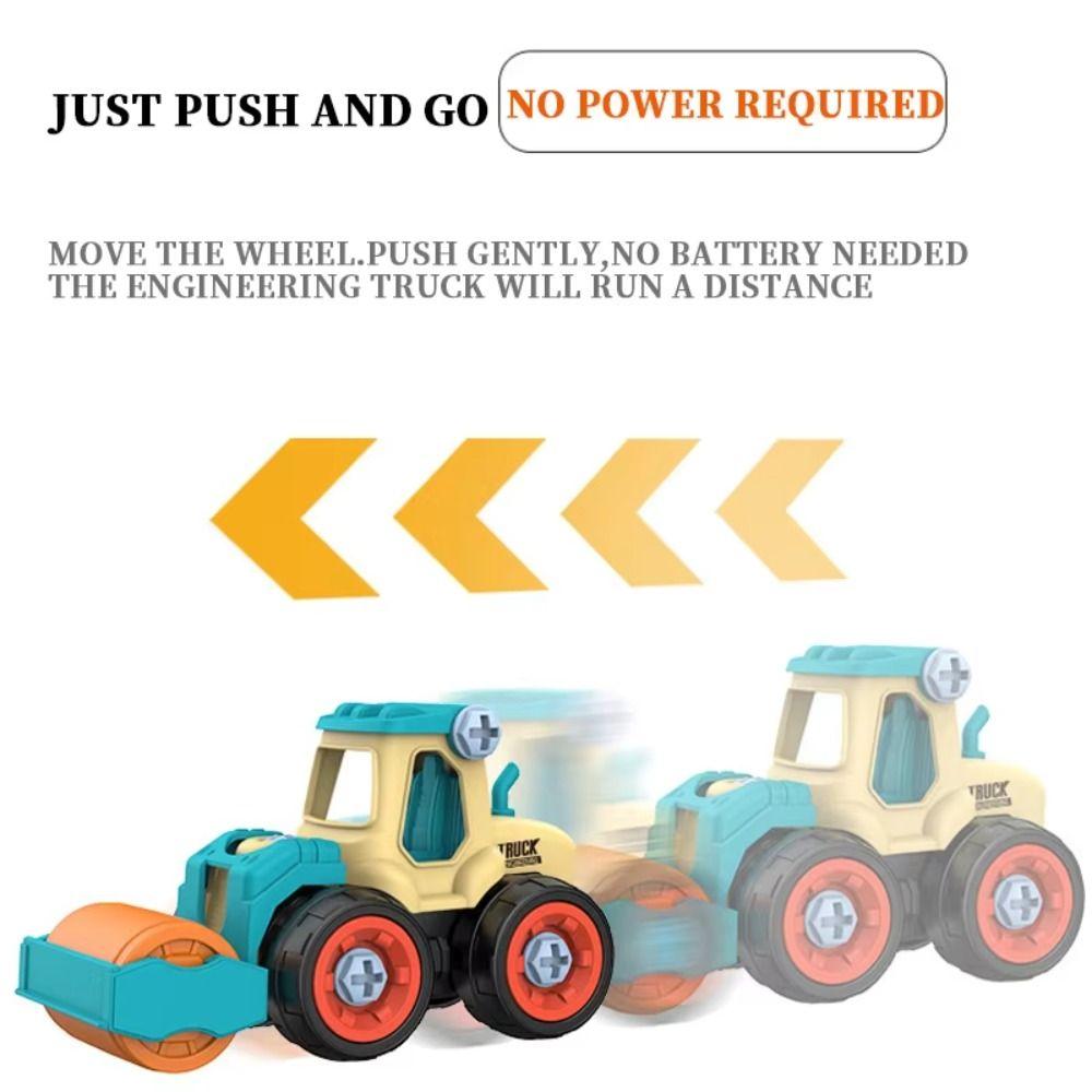 Removable Screw Assembly Nut Assembly Puzzle Toy Removable Engineering Vehicle Boy Kids Gift