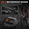 4Pcs Turn Signals for Bicycles with Alarm, Remote Control/Integrated Bike Tail Light Waterproof Str