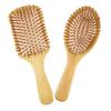 Comfortable Grip Hair Comb No Odor Bamboo Narrow-Tooth Scalp Comb for Bathroom