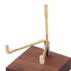 Brass Arm Wood Display Stand Holder for Specimens Agate Home Decoration