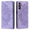 For Samsung Galaxy A17 Case Magnetic Closing Leather Phone Cover Pattern Imprinted