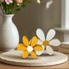 Wooden Creative Yellow White Daisy Decor Set For Spring Home Atmosphere