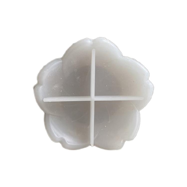 

Durable Dishes Plate Silicone Mold Petal Flower Shape Tray Epoxy Casting Mould 1