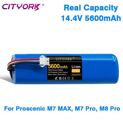 Batería de repuesto para aspiradora de 14,4 V para Proscenic M7 MAX, M7 Pro, M8, M8 Pro, U6, Philips FC8972, Lenovo LR1, Uoni V980M