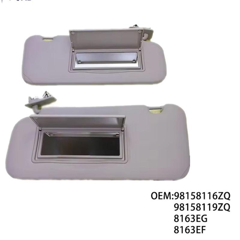 Universal Sun Visors Replacement with Built In Vanity Mirror UV Protection strong  Vehicle Accessories fit for Vehicles