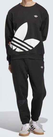 Adidas Originals Lifestyle Chillax Logo Mikina a Kalhoty Velikost JL8383 x JL8388, Pánské, Střední, Černá,