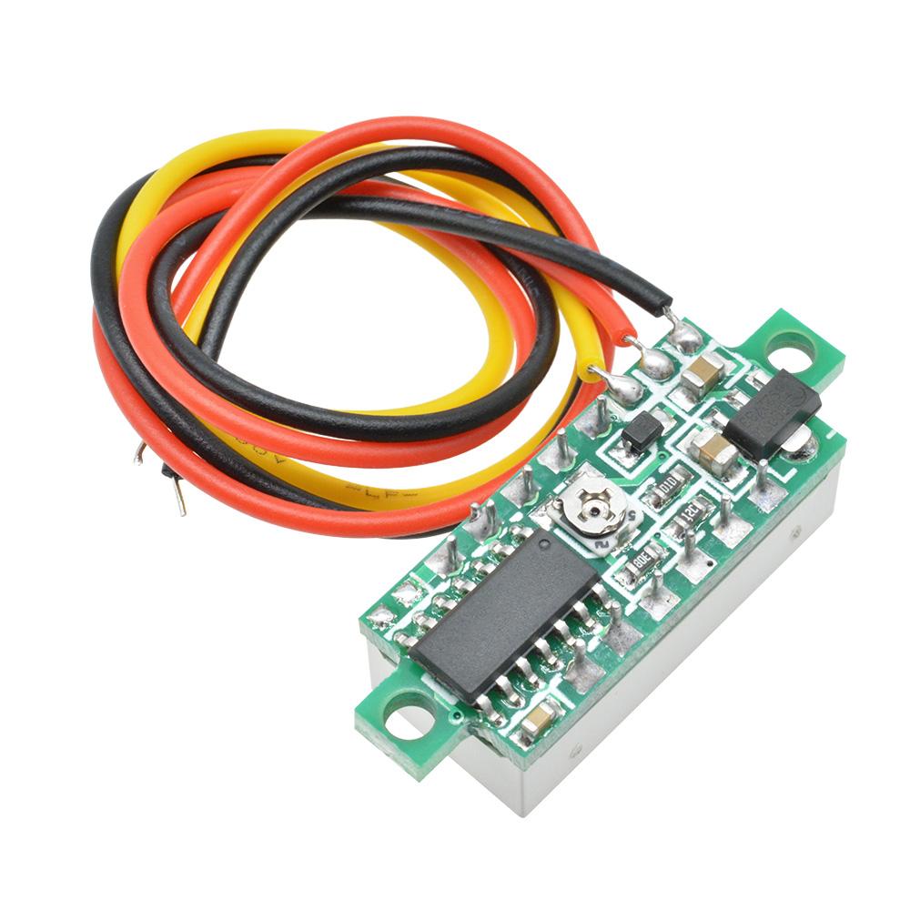5PCS 0.28 inch 3-wire LED Digital Voltmeter DC0-100V Car Mobile Power Voltage Tester Red Green Blue Yellow White