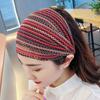 Pearl Organza Hairbands Multicolor Turban Headband Elegant White Hair Cower  Face Wash