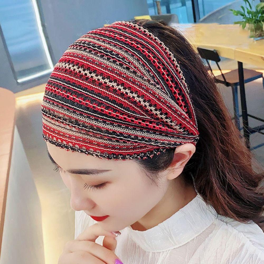 Pearl Organza Hairbands Multicolor Turban Headband Elegant White Hair Cower  Face Wash