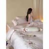 Luxury High-Density Cotton 4-Piece Embroidered Bedding Set with Duvet Cover