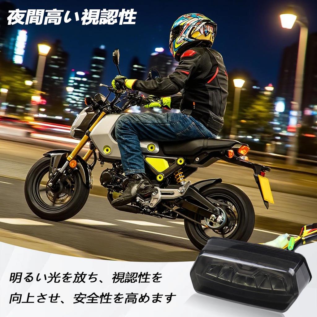 JFG Motorcycle Tail Lamp Turn Signal Integrated 12V LED Applicable