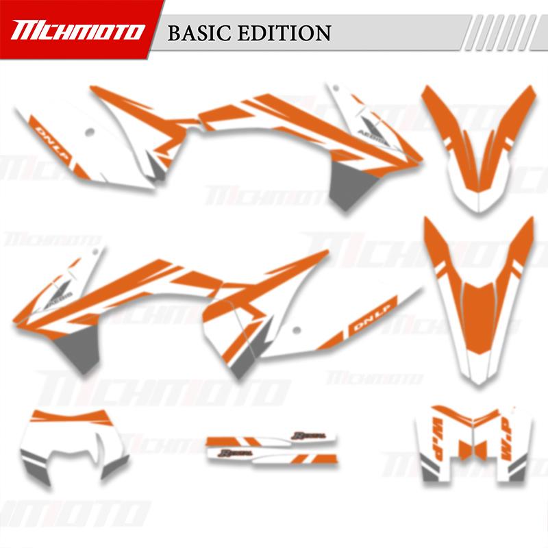 MCHMFG For KTM SX SXF 2011 2012 EXC EXC-F 2012 2013 Full Graphics Decals Stickers Kits Number Name Backgrounds