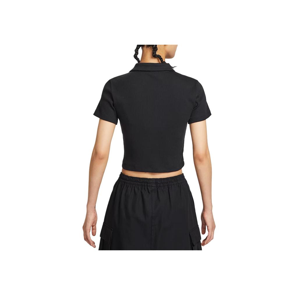 Nike Sportswear Polo Fashion Slim Fit Short Sleeve T-Shirt Women Tops IM3393-010