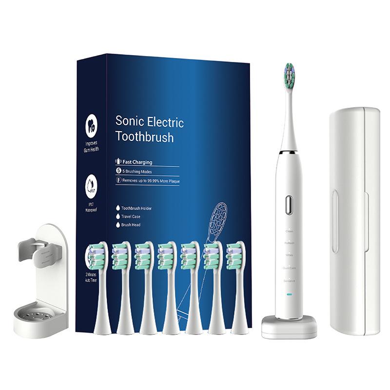 Electric Toothbrush English Neutral Acoustic Wave Scanning Wireless Replaceable Brush Head