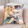 Songque Animated Game H-Honkai Impact 3rd Pillow Case Fashion Square Pillowcase Bedroom Sofa Room Ins Decoration Leisure