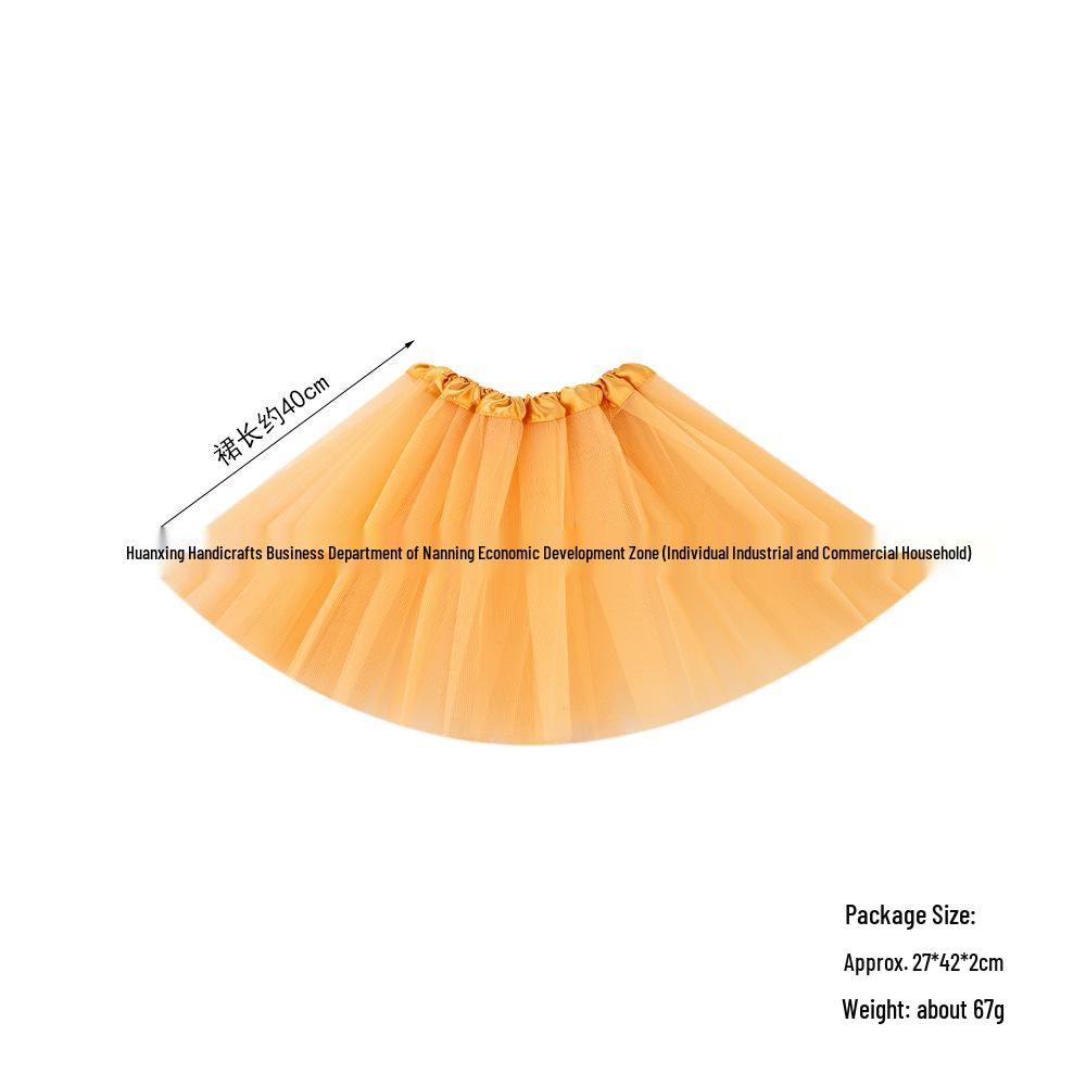 40cm Ballet Tutu Skirt for Girls & Adults - Fluffy, Cute Mesh Skirt for Dance & Role-play
