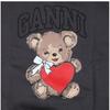 Ganni Isoli Bear Logo Rhinestone Women Sweatshirt A1060027