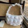 Korean-Style Casual Pleated Cloud Shoulder Bag for Women