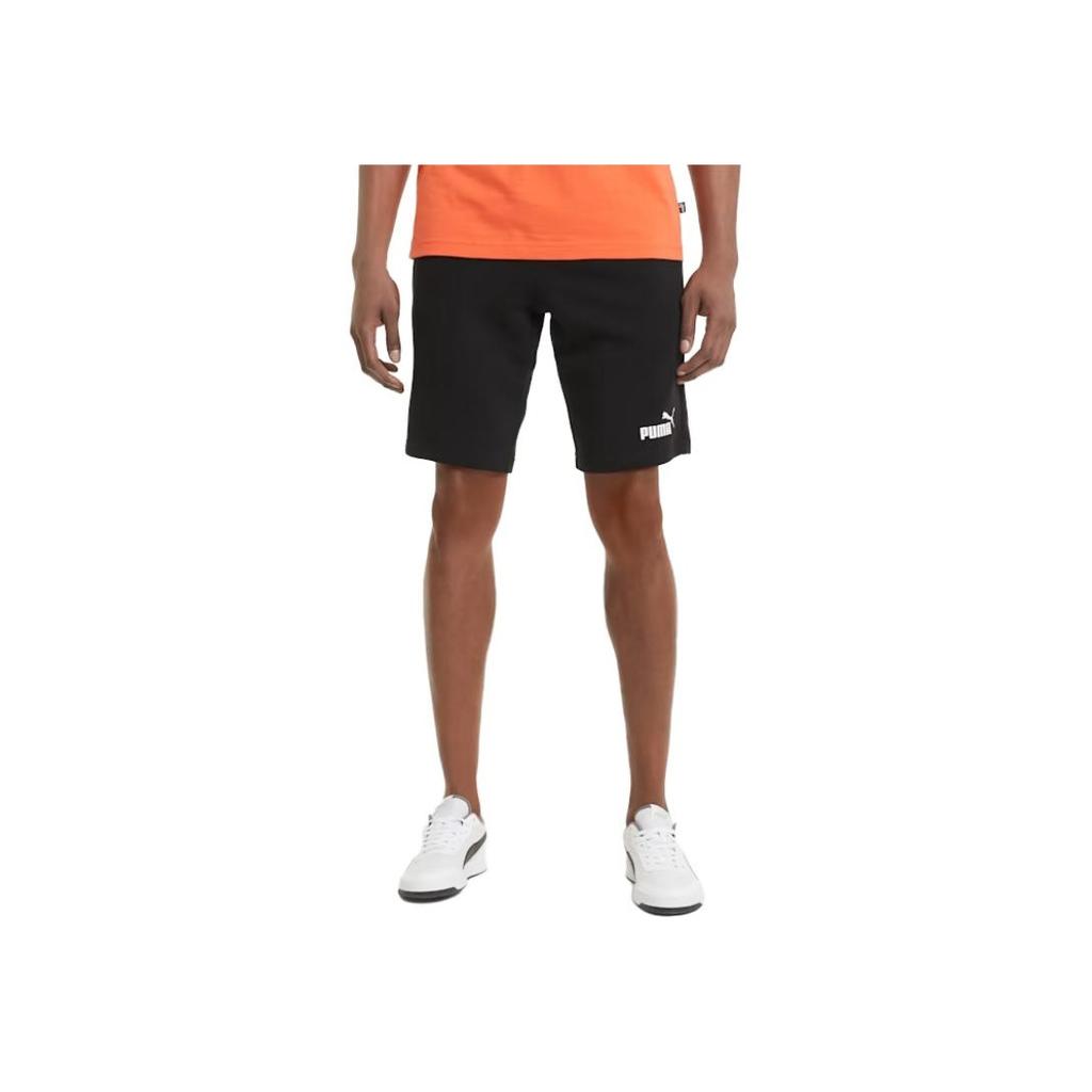 Puma Letter Logo Printed Mid-Rise Sports Shorts Men Shorts Black 586709-01