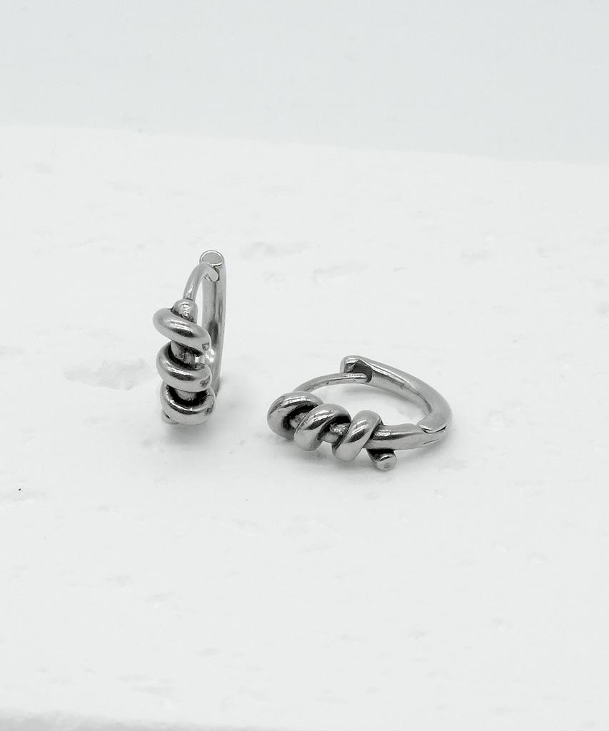 Iamj Coil Cane One-Touch Earrings