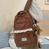 School Bag New Bowknot High-value Double Backpack, Simple, Lightweight, Large-capacity Backpack, School Bag for Girls, Middle School
