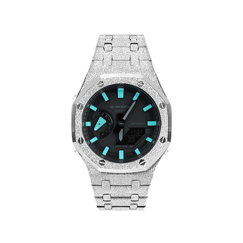 CASIO Unisex Liquid Crystal/Analog Dual Display Series 48.5mm Black Watch GA-21000-1A1-